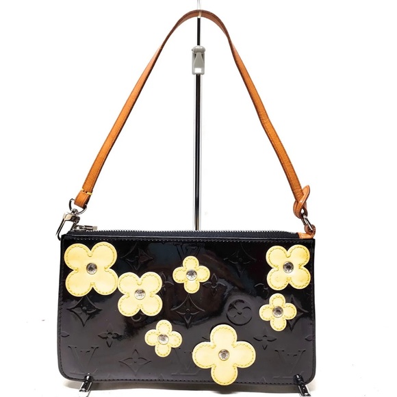 Louis Vuitton Handbags - Louis Vuitton LV Accessory Pouch  Flower Lexington Black Vernis Mini Bag